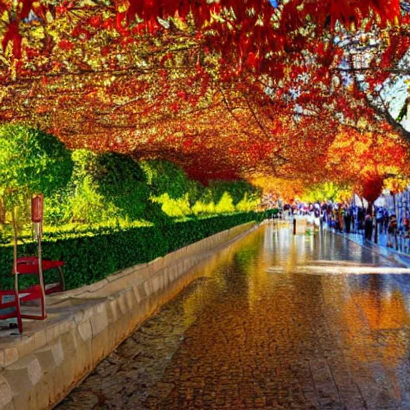 Sun-drenched Alhambra fortress rising majestically above Granada, Spain, a testament to its Moorish heritage and a luxurious summer escape waiting to be discovered.