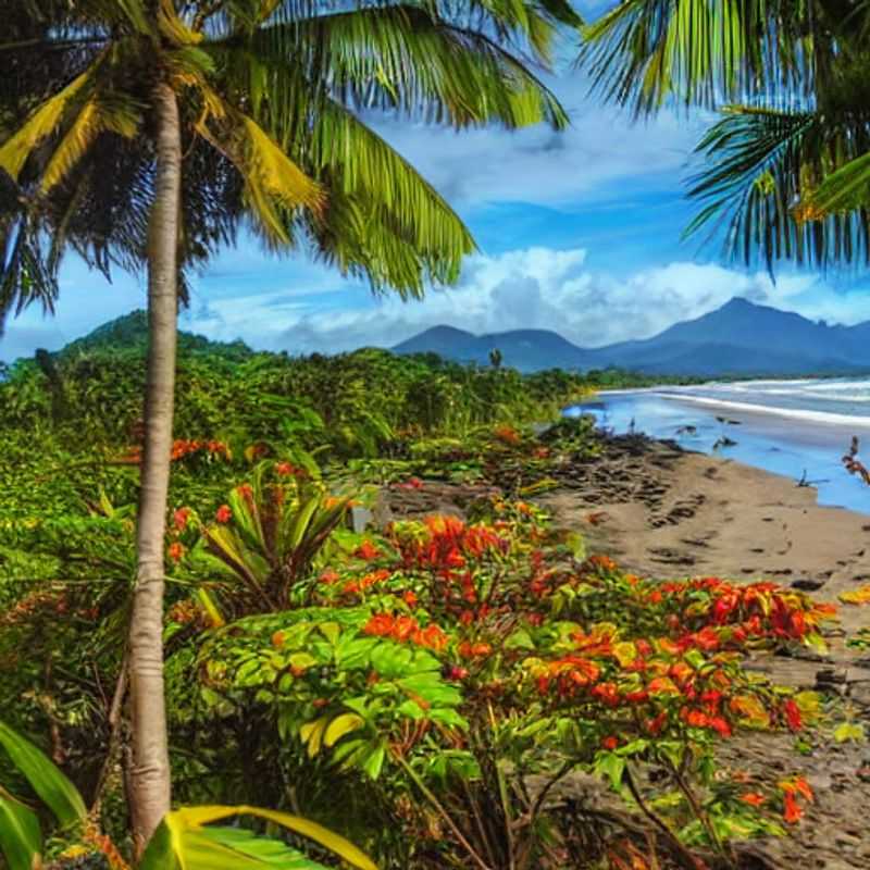 For an image alt text in French for an image of Puerto Viejo, Costa Rica in an article guide about Is Puerto Viejo, Costa Rica good for a luxury summer holiday? here are a few options, keeping in mind the spirit of a luxury tour guide and SEO best practices: