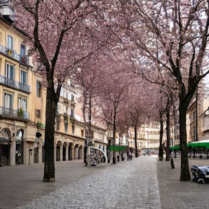 Couple savouring a delectable Lyonnaise meal at a traditional bouchon, basking in the summer sun and the vibrant atmosphere of Lyon, France, on a luxurious holiday.