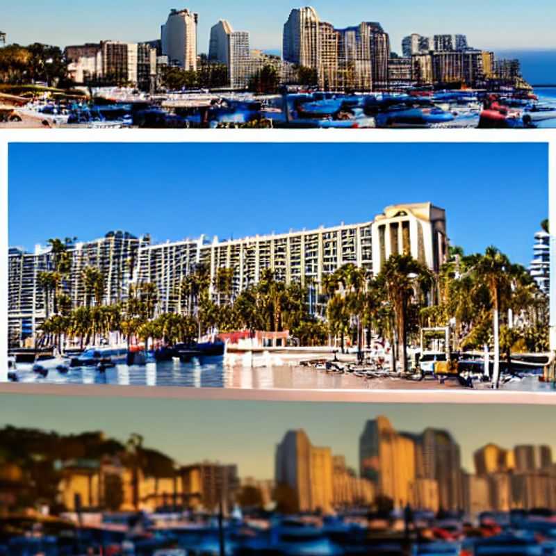 Deux chaises longues confortables surplombant l'océan Pacifique scintillant à San Diego, USA, incarnant la promesse d'un séjour estival de luxe inoubliable.