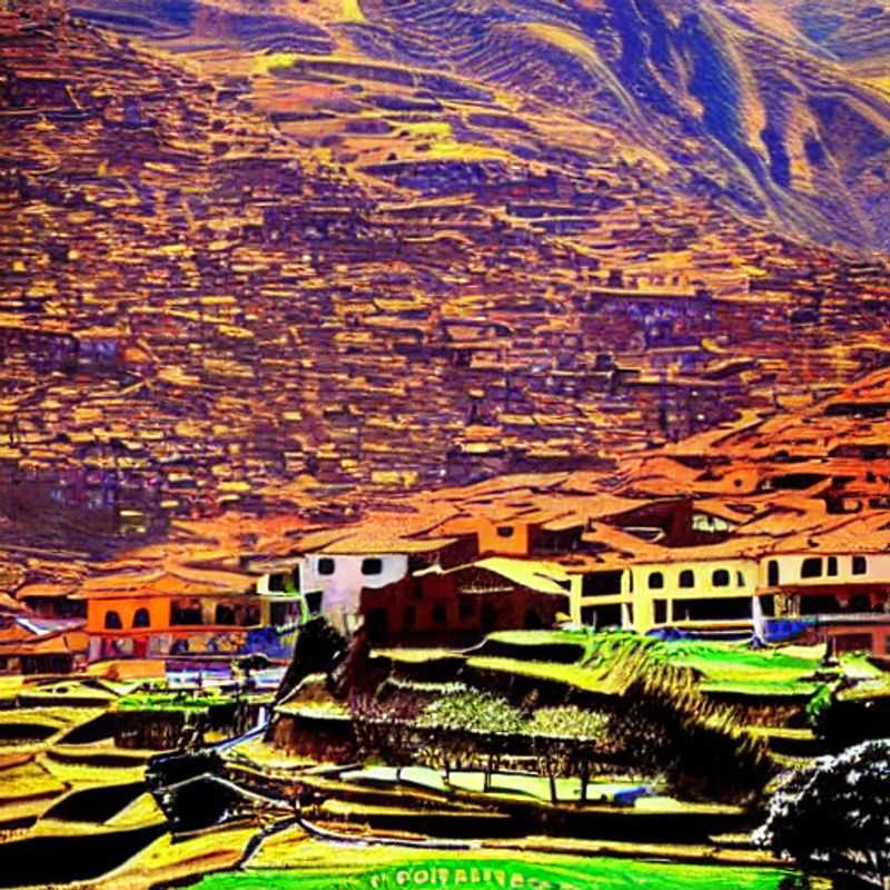 Deux touristes profitant du soleil estival à Cusco, au Pérou, découvrant le luxe et l'aventure dans cette ville andine historique.