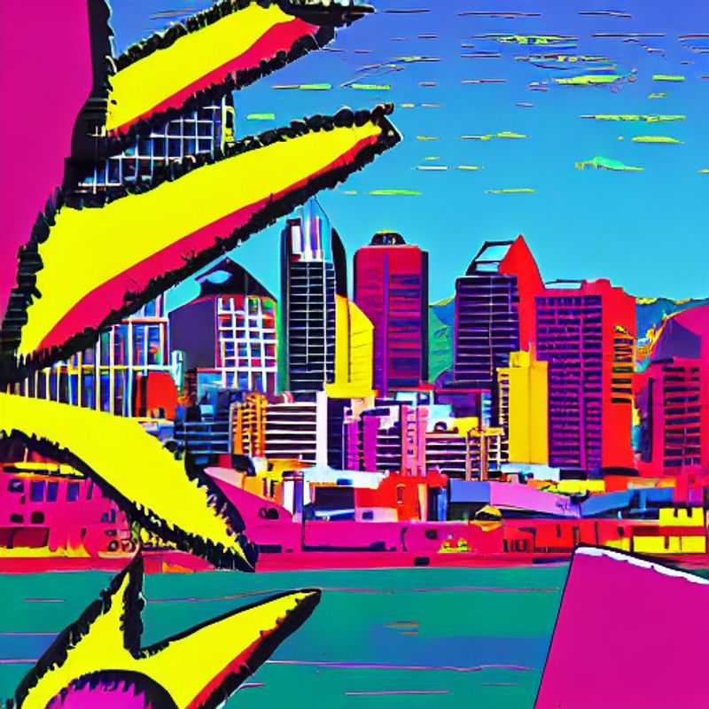 Panoramic view of Wellington, New Zealand's vibrant harbor basking in the summer sun, hinting at the luxury and adventure that awaits.