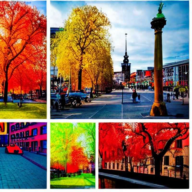 Deux couples explorant les trésors de Berlin, Allemagne lors de leurs luxueuses vacances estivales, se délectant des plaisirs que la ville a à offrir.