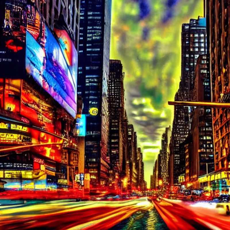 La skyline iconique de New York, baignée par le soleil estival, offre un écrin de luxe pour des vacances inoubliables. Imaginez des rooftops élégants, des boutiques exclusives et des expériences culturelles raffinées – le tout sous le ciel radieux de l'été new-yorkais. (The iconic New York skyline, bathed in the summer sun, offers a luxurious setting for an unforgettable vacation. Imagine elegant rooftops, exclusive boutiques and refined cultural experiences - all under the radiant New York summer sky.)