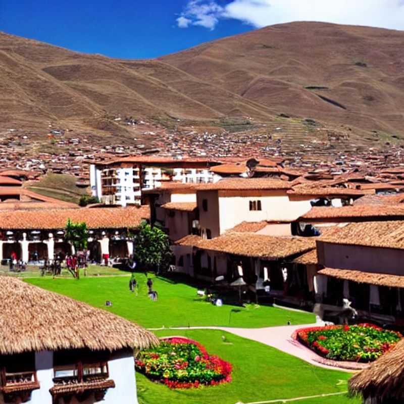 Luxury awaits amidst ancient wonders: Exploring the vibrant, sun-drenched streets of Cusco, Peru, a potential summer haven for discerning travelers seeking both adventure and indulgence.