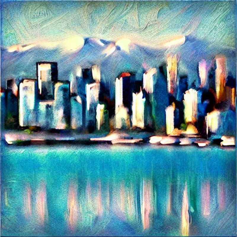Vue panoramique de Vancouver, Canada, baignée par le soleil estival, incarnant la destination idéale pour des vacances de luxe inoubliables. (Panoramic view of Vancouver, Canada, bathed in the summer sun, embodying the ideal destination for an unforgettable luxury vacation.)