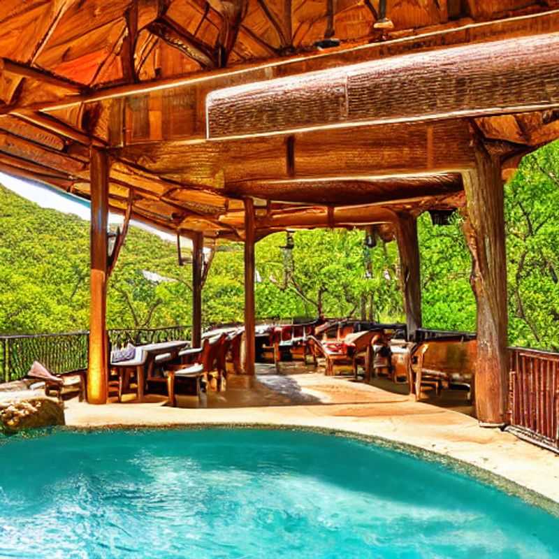 Une vue imprenable sur Austin, Texas, sous le soleil estival, un clin d'œil à son potentiel comme destination de vacances de luxe, entre musique, barbecue et aventures en pleine nature.