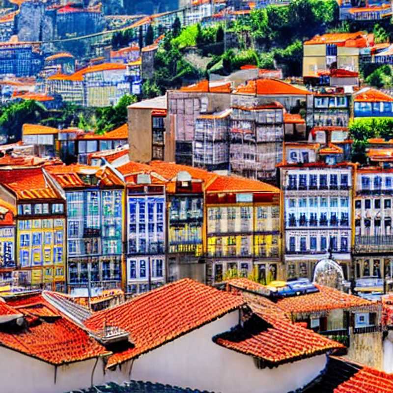 Deux couples profitant du soleil éclatant sur les rives du Douro, à Porto, Portugal, lors de leurs vacances estivales luxueuses - est-ce que Porto, Portugal est une bonne destination pour des vacances d'été en toute élégance?