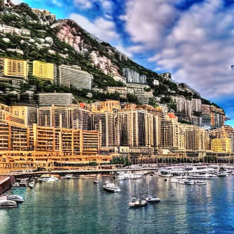 Vue imprenable sur le port scintillant de Monaco, symbole d'un été de luxe inoubliable sur la Côte d'Azur.
