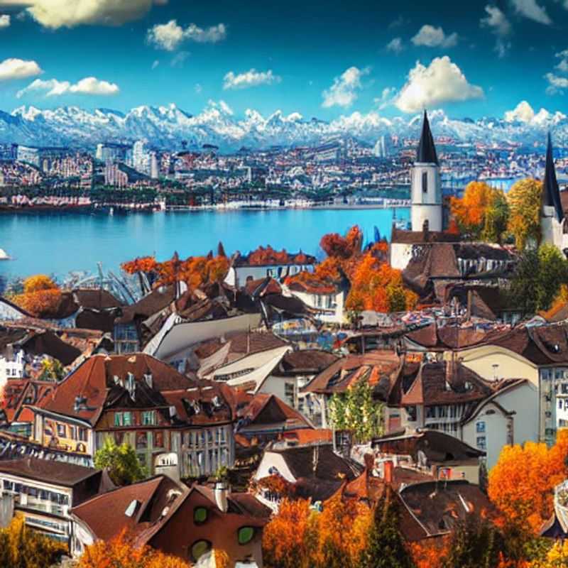 Le bleu azur du lac Léman scintille sous le soleil d'été, encadré par les Alpes majestueuses. Lausanne, Suisse : le summum du luxe pour des vacances estivales inoubliables.