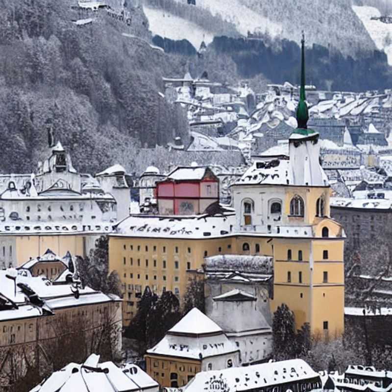 Une vue imprenable sur Salzbourg, en Autriche, baignée par le soleil d'été, promettant une escapade luxueuse et inoubliable. (A breathtaking view of Salzburg, Austria, bathed in summer sunshine, promising a luxurious and unforgettable getaway.)