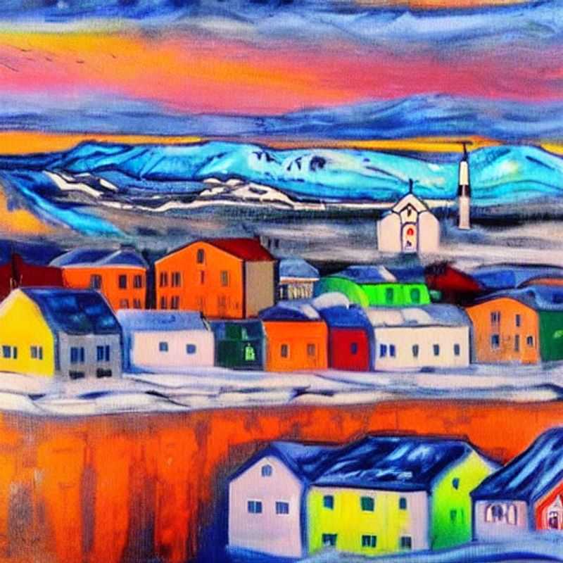 L'éclat d'été sur Reykjavík, Islande : un paysage de luxe où le soleil de minuit illumine des aventures inoubliables.