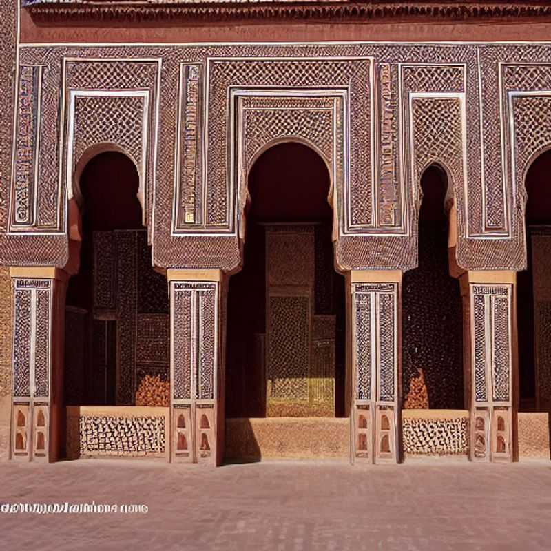 Deux couples profitant des splendeurs ensoleillées de Marrakech, au Maroc, lors de leurs vacances estivales de luxe.