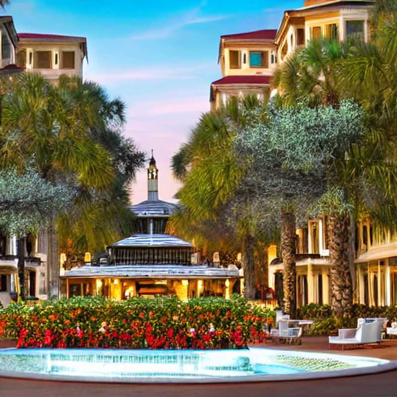 Deux couples profitant de l'élégance du charme sudiste de Savannah, aux États-Unis, lors de leurs vacances estivales de luxe.