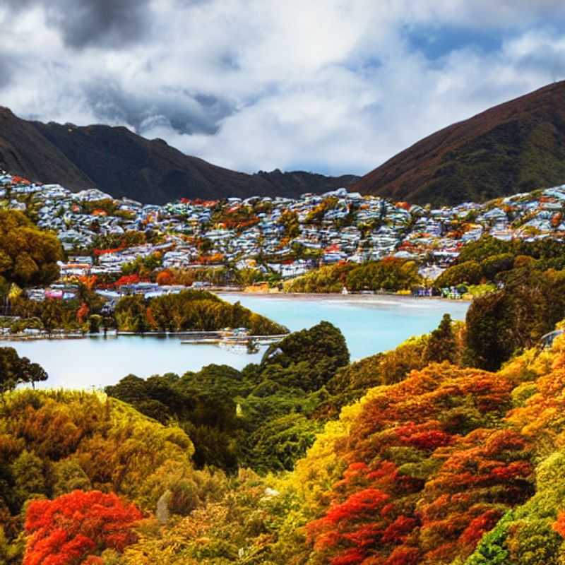 Sun-drenched sailboats glide across the sparkling harbor of Wellington, New Zealand, painting a picture of an idyllic luxury summer holiday destination.