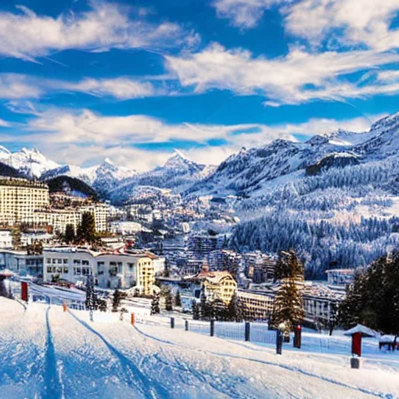 L'opulence alpine de St. Moritz en été : un paradis luxuriant révélant ses charmes ensoleillés, bien au-delà des pistes enneigées. Un écrin de luxe estival.