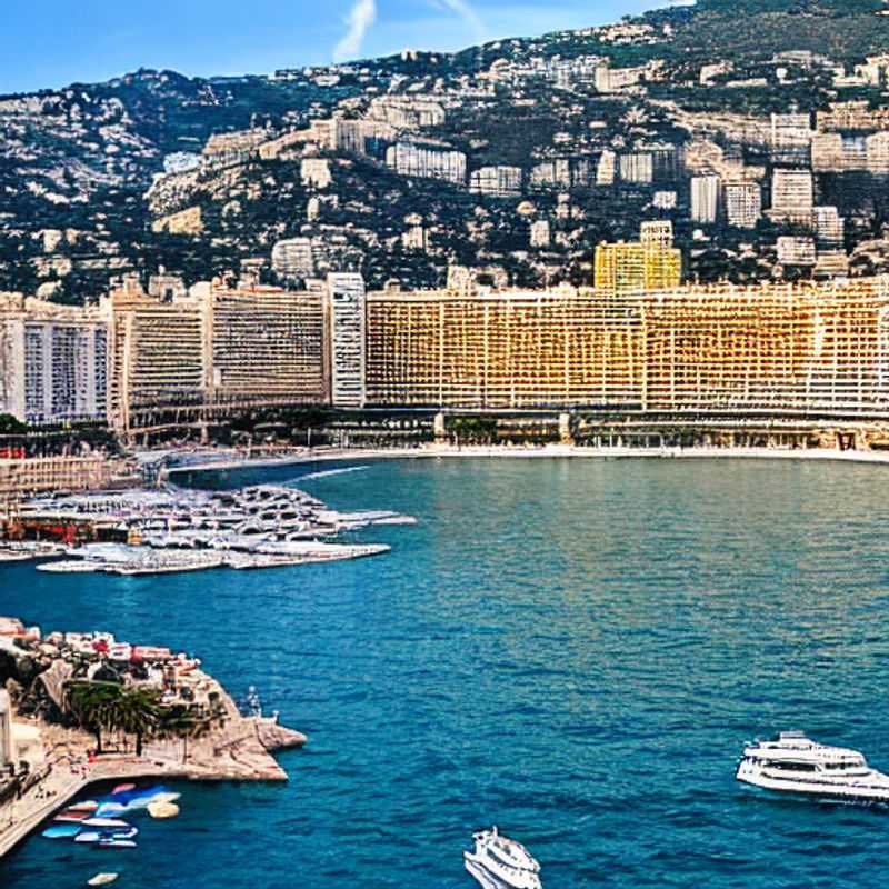 Deux amoureux se promenant dans les rues ensoleillées de Monte Carlo, Monaco, une destination de luxe idéale pour des vacances estivales inoubliables.