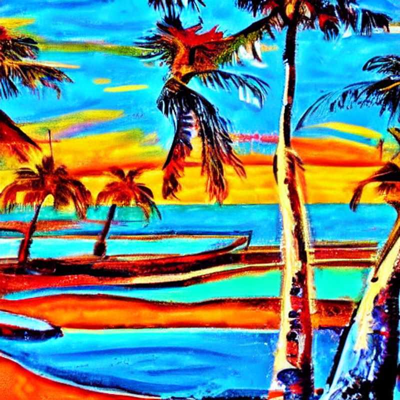 Dos personas disfrutando de la arena dorada y las aguas cristalinas de Puerto Viejo, Costa Rica, desde una lujosa hamaca, preguntándose si este paraíso caribeño es el destino perfecto para unas vacaciones de verano de lujo.