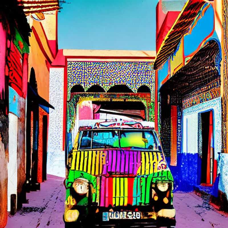 Deux couples luxuriants profitant du soleil éclatant et des plaisirs estivaux de Marrakech, au Maroc, une destination idéale pour des vacances d'été luxueuses.