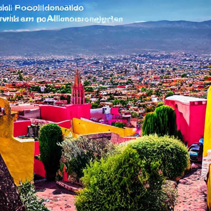 Le soleil d'été illumine l'architecture époustouflante de San Miguel de Allende, au Mexique, un joyau pour des vacances de luxe inoubliables.