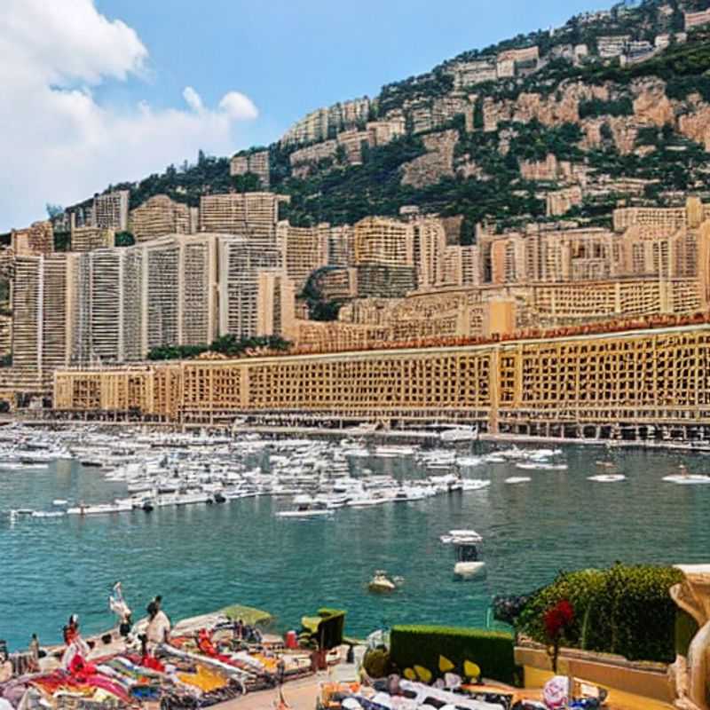 Vue imprenable sur Monte-Carlo, Monaco, scintillant sous le soleil d'été. Laissez-vous tenter par le luxe et l'élégance de cette destination idyllique.