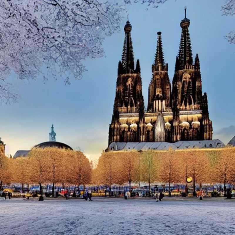 Sun-drenched Cologne Cathedral towers over the Rhine, showcasing the perfect blend of history and vibrant summer energy in Cologne, Germany – a potential luxury holiday destination.