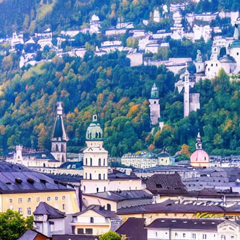 Salzbourg, joyau autrichien, resplendit sous le soleil estival, promesse d'une escapade de luxe inoubliable. (Salzburg, Austrian jewel, shines under the summer sun, promising an unforgettable luxury getaway.)