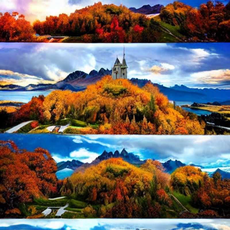 Quatre amis profitant du magnifique paysage estival de Queenstown, en Nouvelle-Zélande, lors de leurs vacances de luxe estivales.