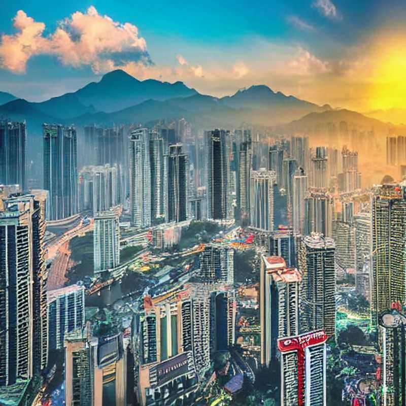 Une vue imprenable sur les emblématiques tours jumelles Petronas à Kuala Lumpur, en Malaisie, sous le soleil éclatant, soulignant l'attrait de la ville pour des vacances d'été luxueuses.
