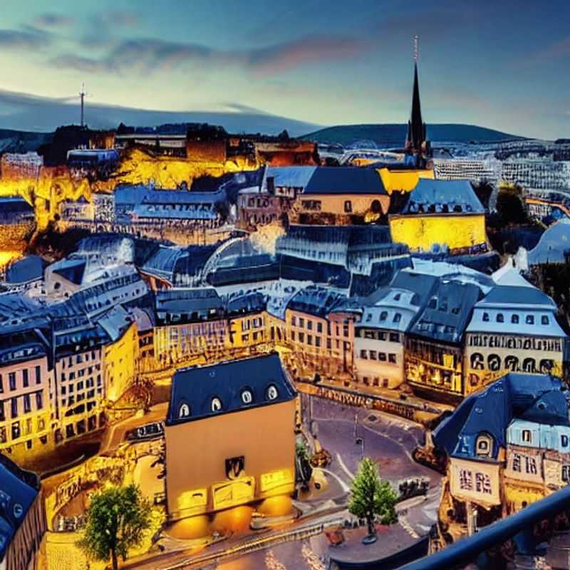 Lush greenery spilling from charming window boxes in Luxembourg City, showcasing the vibrant beauty and refined elegance that make it a perfect destination for a luxurious summer holiday.