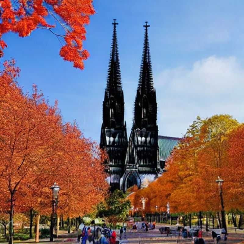 The majestic Cologne Cathedral bathed in the warm summer sun, a glimpse of the refined experiences that await on a luxury holiday in Cologne, Germany.