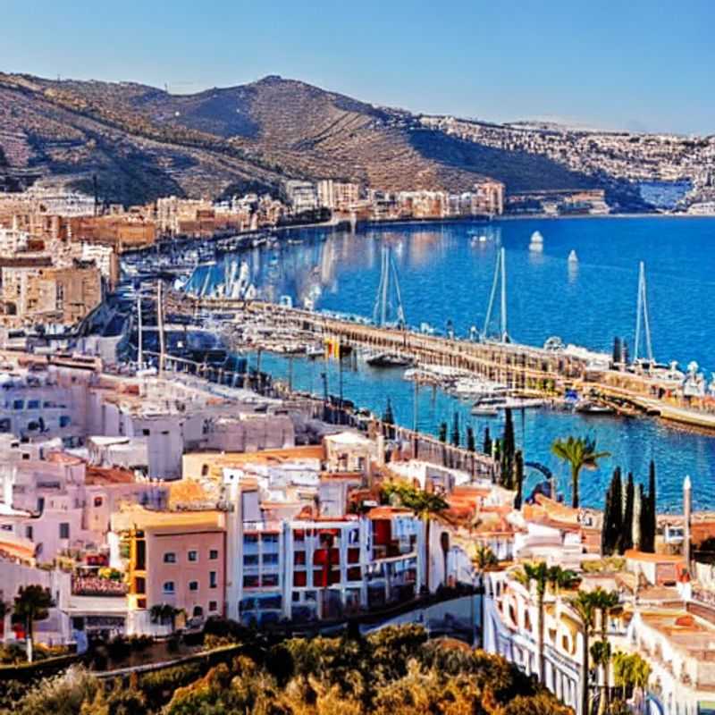 Soleil, sable fin, et yachts de luxe : Un aperçu de Málaga, Espagne, prouvant que cette ville andalouse est absolument *magnifique* pour des vacances estivales de luxe. (Sun, sand, and luxury yachts: A glimpse of Málaga, Spain, proving that this Andalusian city is absolutely *magnifique* for a luxury summer vacation.)