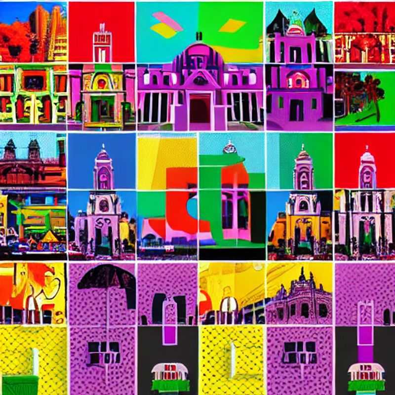 Deux couples profitant du luxe estival de Mexico, Mexique, explorant les rues animées et colorées de la ville sous le soleil éclatant.
