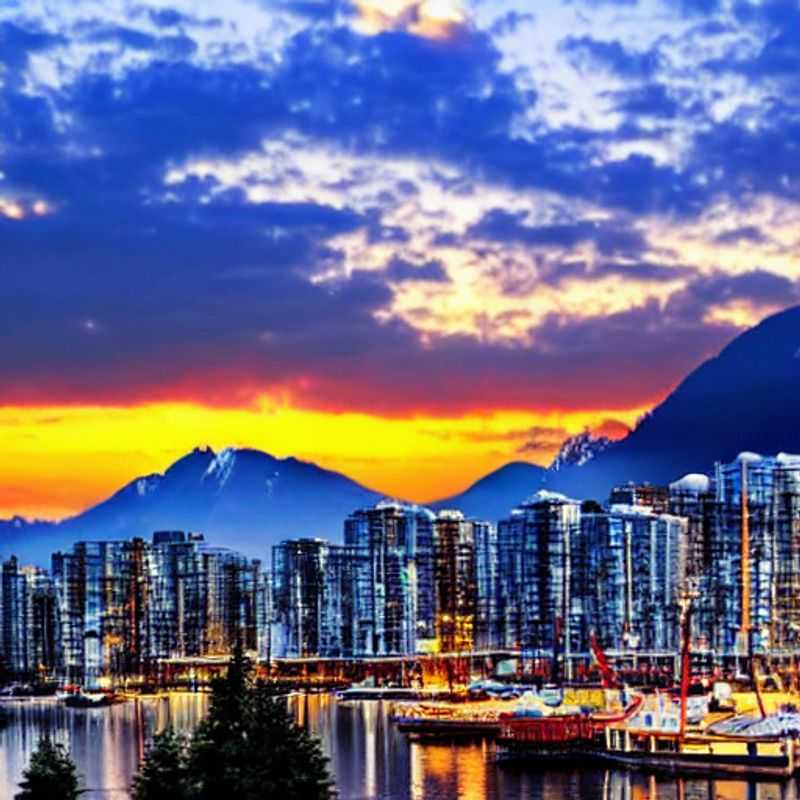 Un groupe de personnes profitant du soleil estival scintillant sur l'eau de Vancouver, au Canada, lors de leurs vacances de luxe d'été.