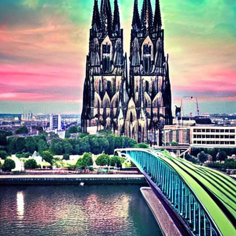 Deux couples profitant du soleil estival au bord du majestueux Rhin à Cologne, en Allemagne, lors de leurs vacances luxueuses d'été.