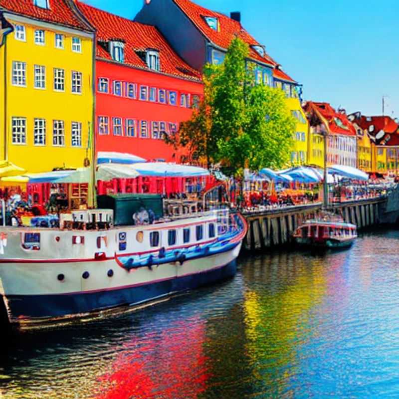 Copenhague en été : un yacht luxueux navigue sur les eaux scintillantes, un avant-goût des vacances estivales haut de gamme au Danemark.
