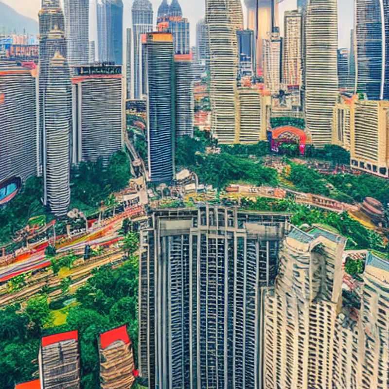 Deux magnifiques tours Petronas se dressent fièrement sous le ciel estival de Kuala Lumpur, promesse d'un séjour de luxe inoubliable en Malaisie.