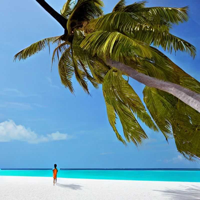 Deux couples profitant de la beauté éthérée des plages de sable blanc et des eaux cristallines des Maldives, un havre de paix luxueux pour des vacances d'été inoubliables.