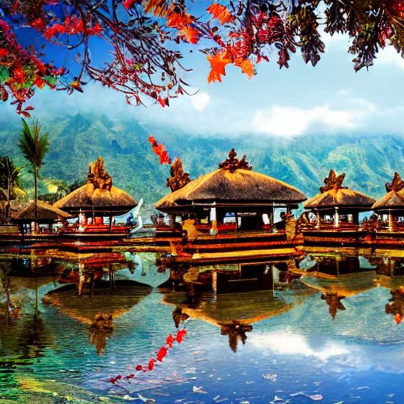 Plage balinaise immaculée baignée de soleil, incarnation du luxe et de la détente estivale à Bali, en Indonésie.