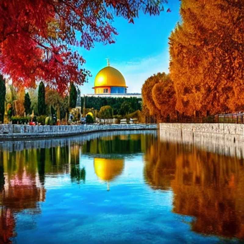 Le soleil d'été baigne Jérusalem, Israël, révélant la splendeur de ses pierres millénaires – une invitation au luxe spirituel et culturel.