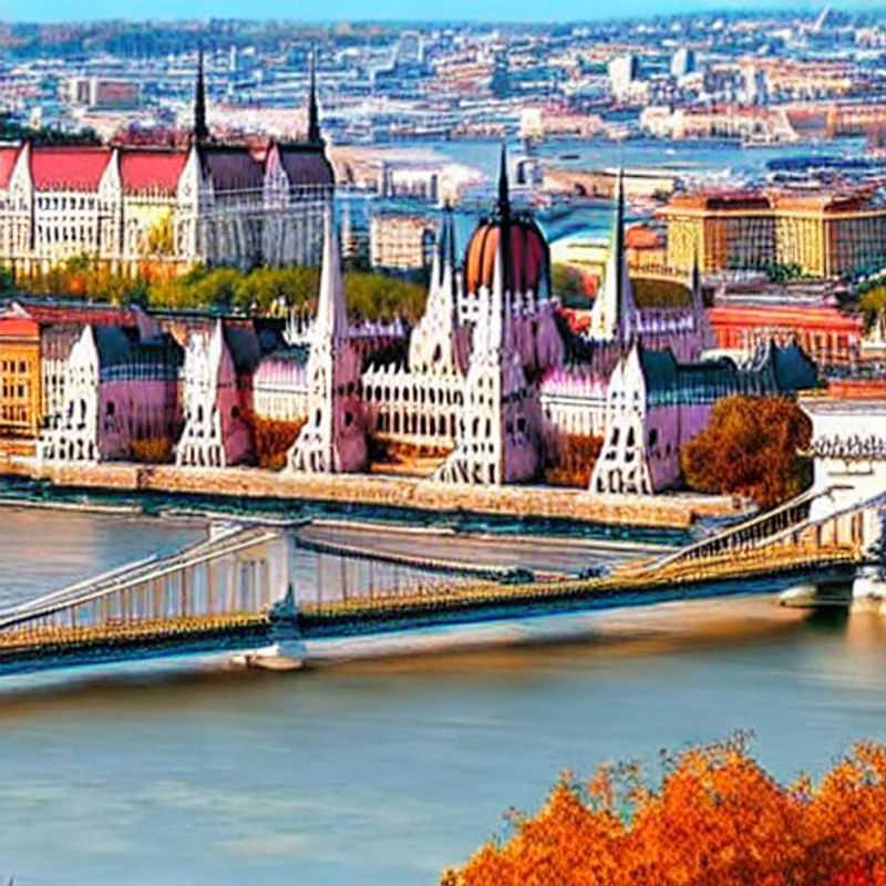 Une vue imprenable sur Budapest, Hongrie, illuminée par le soleil estival, promesse d'un séjour de luxe inoubliable. (A breathtaking view of Budapest, Hungary, illuminated by the summer sun, promising an unforgettable luxury stay.)