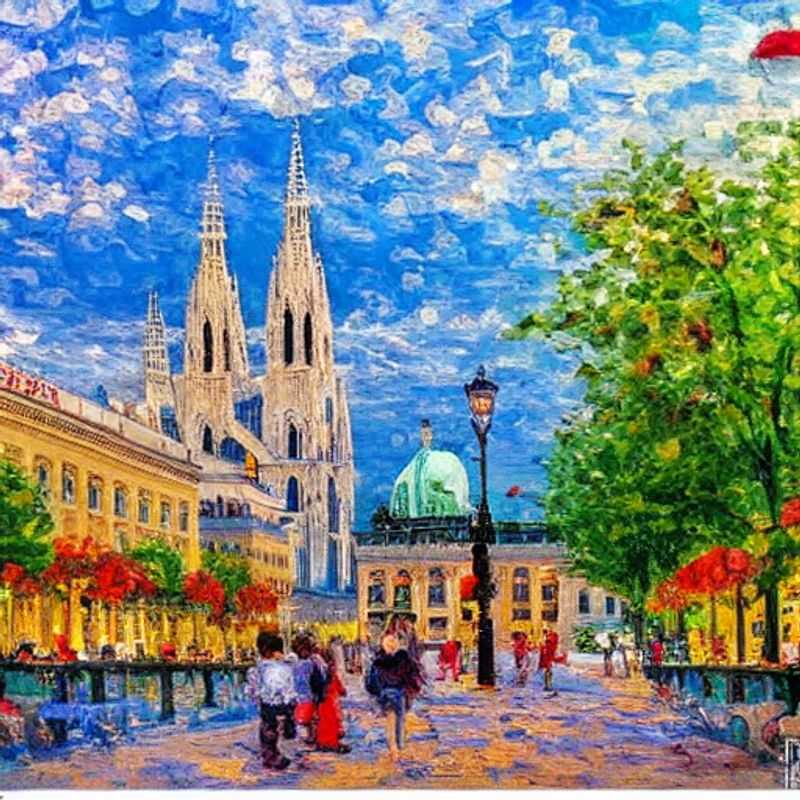 Opulent Vienna awaits: A glimpse of the city's grandeur on a sun-drenched summer day, hinting at the luxurious experiences that lie in store for discerning travelers exploring its imperial palaces and artistic treasures. Is this your next indulgent escape?