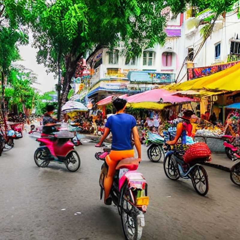 Opulent Vietnamese silk shimmering in the summer sun, a luxurious counterpoint to the bustling streets of Ho Chi Minh City, making it clear this vibrant city is ripe for a truly unforgettable luxury summer holiday.