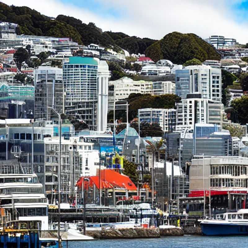 Un paysage grandiose de Wellington, Nouvelle-Zélande, baigné par le soleil estival, un aperçu du luxe décontracté qui vous attend lors de vos vacances d'été.