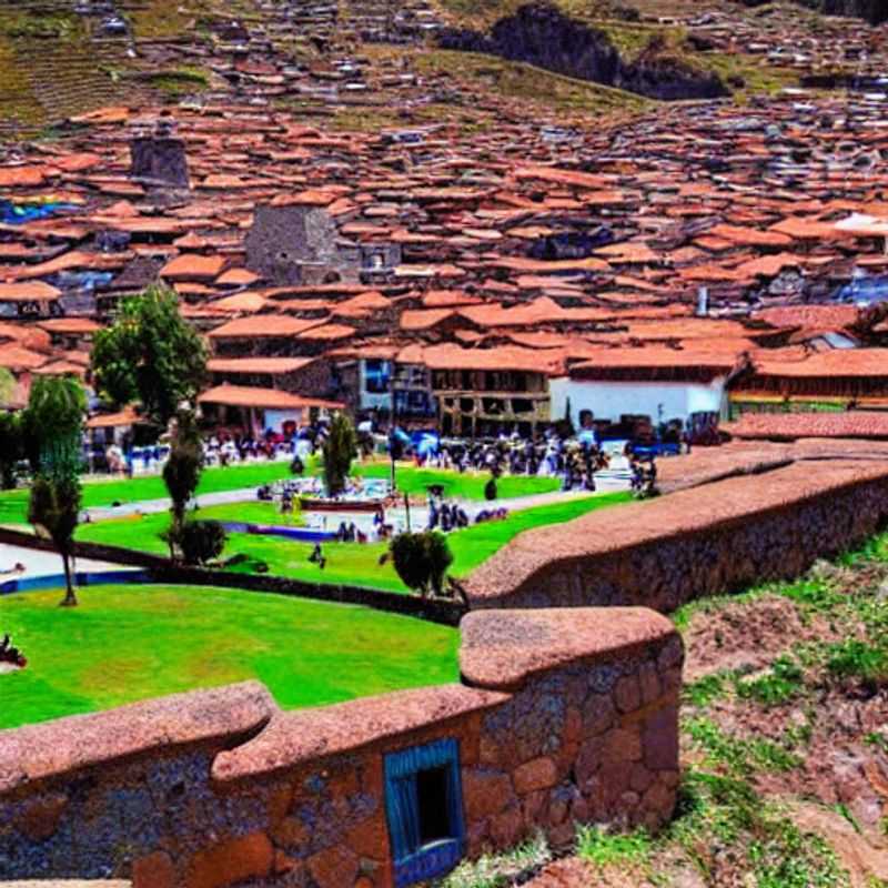 Deux couples profitant de la beauté pittoresque de la ville historique de Cusco, Pérou, lors de leur escapade estivale de luxe.