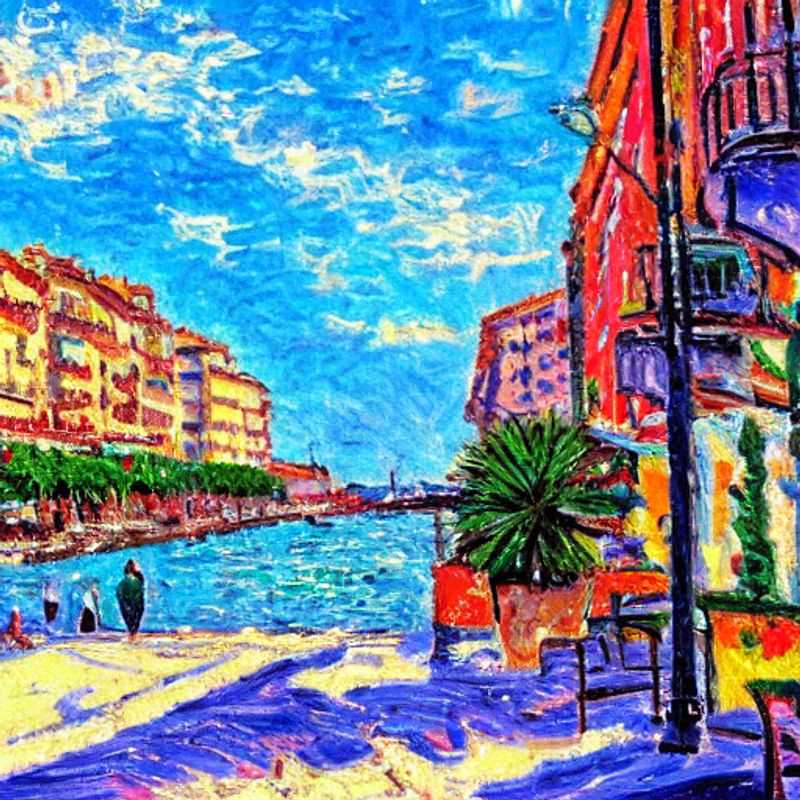 Aperçu sur le glamour estival de Cannes, France : Yachts scintillants, eaux azurées et l'emblématique Croisette, promesse d'une escapade luxueuse inoubliable. (A glimpse of Cannes' summer glamour: glittering yachts, azure waters, and the iconic Croisette, promising an unforgettable luxury getaway.)