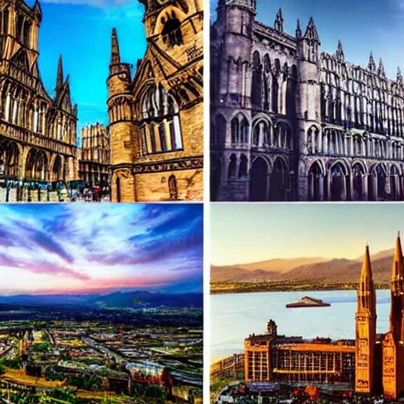 Glimpse of Manchester's vibrant summer scene: Luxury shopping bags in hand, hinting at the city's unexpectedly chic side, proving there's more to Manchester than just football – perhaps the beginning of a luxurious summer secret?