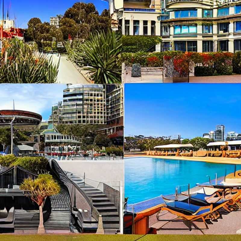 Casais brindando ao pôr do sol dourado de verão em Melbourne, Austrália, com o horizonte da cidade e o rio Yarra cintilando ao fundo – um vislumbre do luxo e do lazer que aguardam nesta escapada australiana.