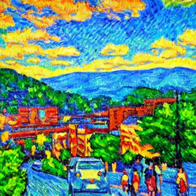 La splendeur verdoyante d'Asheville, Caroline du Nord, capturée en été : un aperçu luxueux pour votre prochaine escapade estivale.
