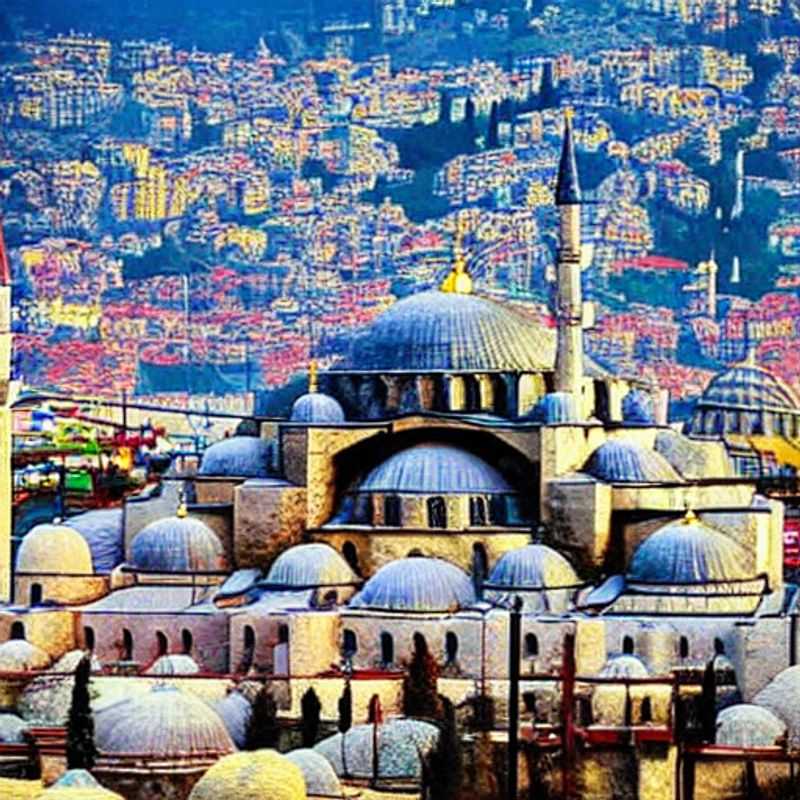 Deux couples profitent de la splendeur de l'été luxueux à Istanbul, en Turquie, un lieu idéal pour une escapade estivale haut de gamme.